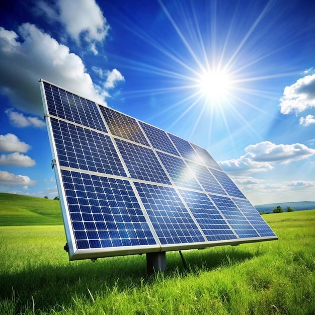 SONIK solar panel array under a clear sunlit sky